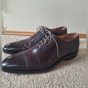 Vintage Foundry Co Pence Derby Dress Shoes Leather VF1340 Brown Mens Size 13